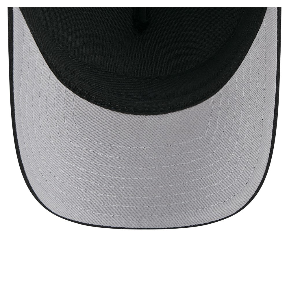 Kansas City Royals New Era City Initial 9FORTY A-Frame M-Crown Adjustable Trucker Hat - Black Hats