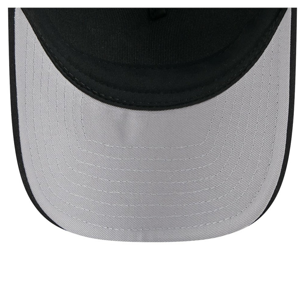 Cincinnati Reds New Era City Initial 9FORTY A-Frame M-Crown Adjustable Trucker Hat - Black Hats