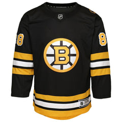 David Pastrnak Boston Bruins Youth Home Premier Player Jersey - Black | US 202597404