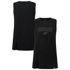 Carolina Hurricanes Levelwear Women's Influx Darkmoon Tank Top - Black | US 202597408