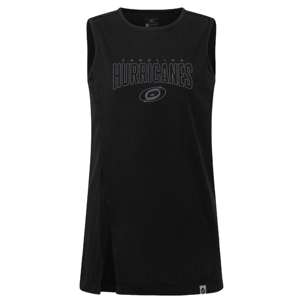 Carolina Hurricanes Levelwear Women's Influx Darkmoon Tank Top - Black | US 202597408
