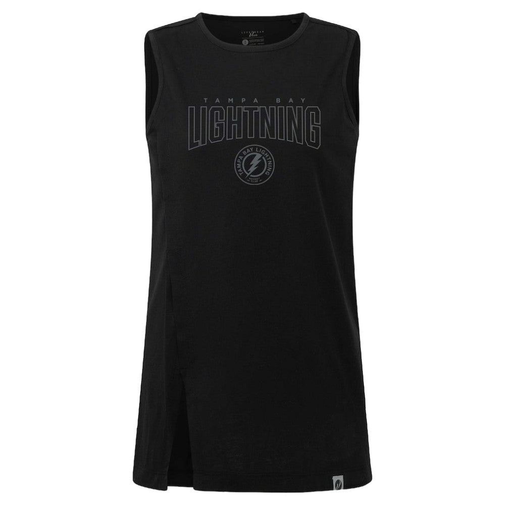 Tampa Bay Lightning Levelwear Women's Influx Darkmoon Tank Top - Black | US 202597416
