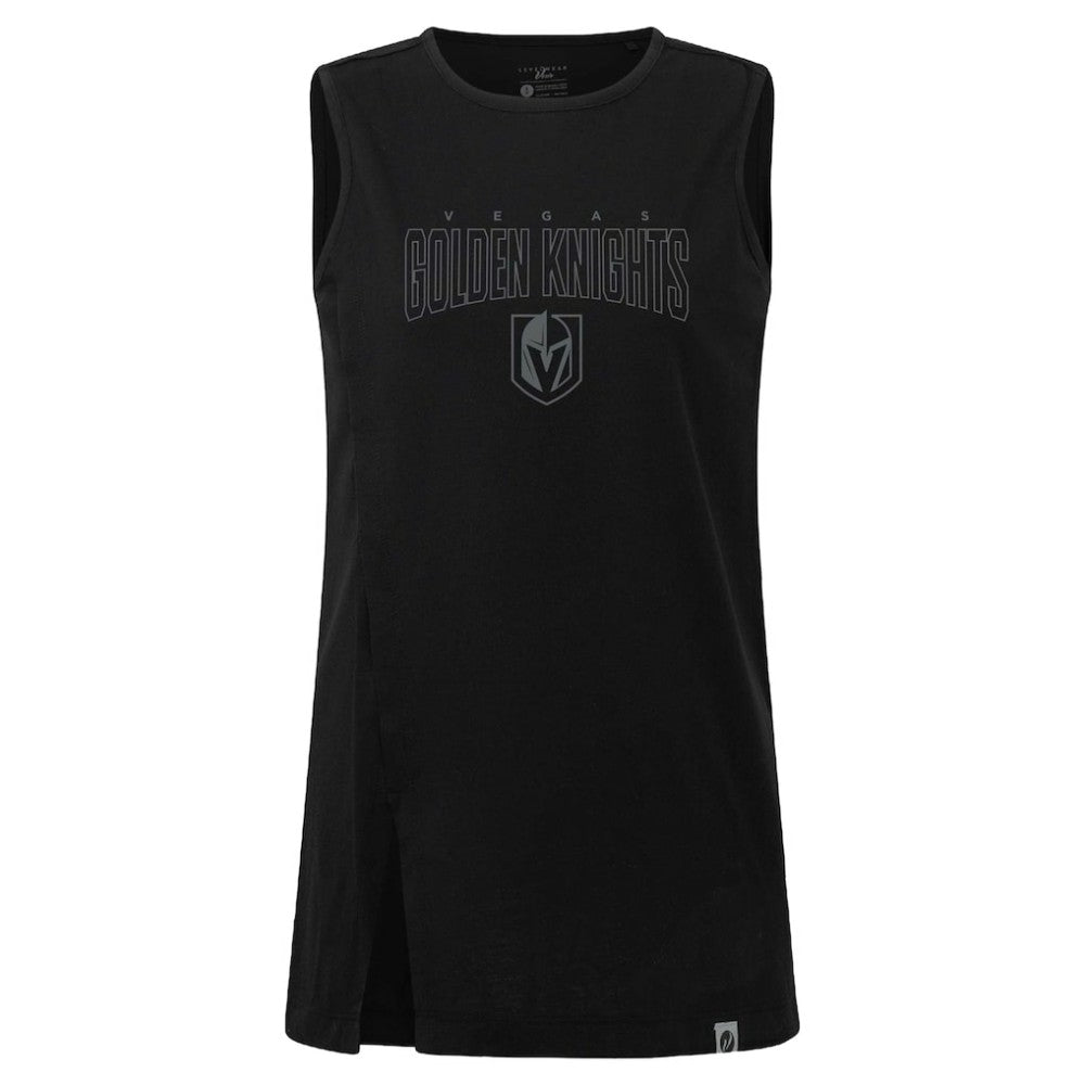 Vegas Golden Knights Levelwear Women's Influx Darkmoon Tank Top - Black | US 202597421