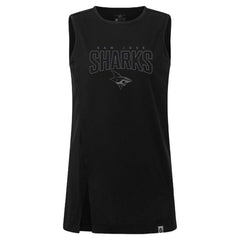 San Jose Sharks Levelwear Women's Influx Darkmoon Tank Top - Black | US 202597422