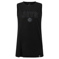 Winnipeg Jets Levelwear Women's Influx Darkmoon Tank Top - Black | US 202597424
