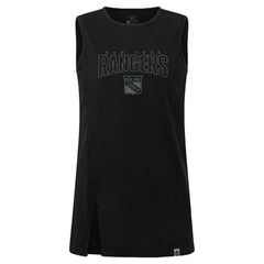 New York Rangers Levelwear Women's Influx Darkmoon Tank Top - Black | US 202597427
