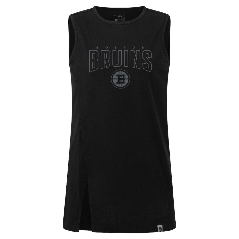 Boston Bruins Levelwear Women's Influx Darkmoon Tank Top - Black | US 202597428
