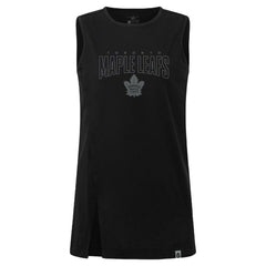 Toronto Maple Leafs Levelwear Women's Influx Darkmoon Tank Top - Black | US 202597433