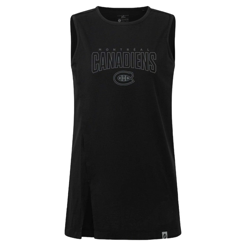 Montreal Canadiens Levelwear Women's Influx Darkmoon Tank Top - Black | US 202597436