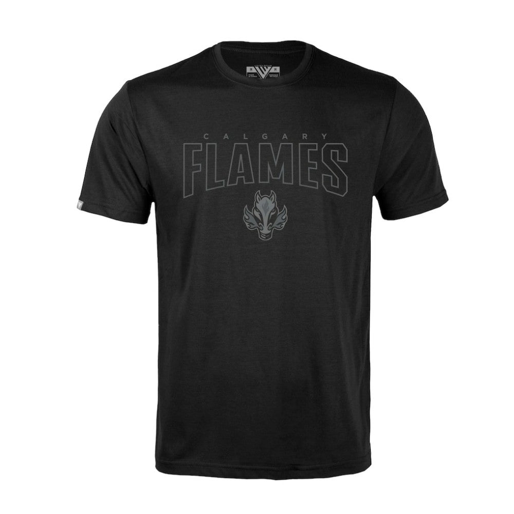 Calgary Flames Levelwear Richmond Darkmoon T-Shirt - Black | US 202597470