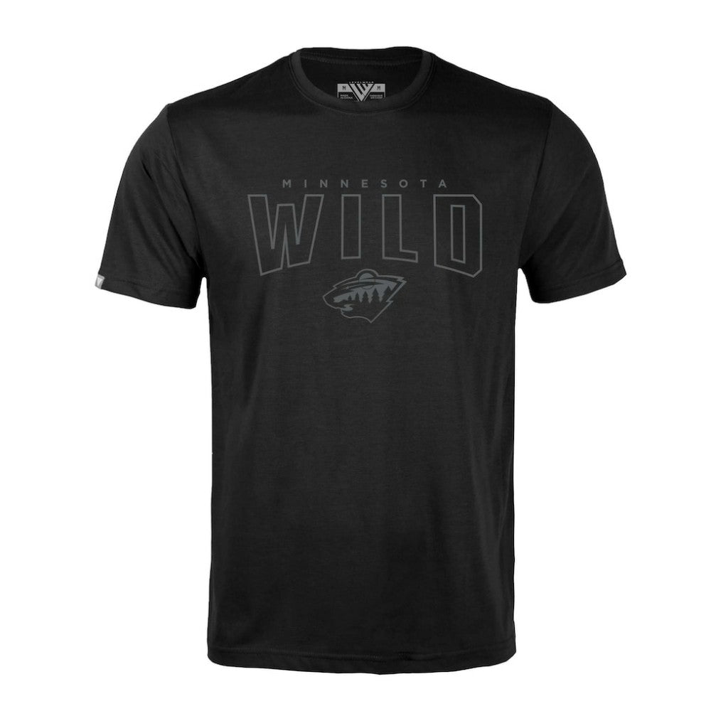 Minnesota Wild Levelwear Richmond Darkmoon T-Shirt - Black | US 202597489