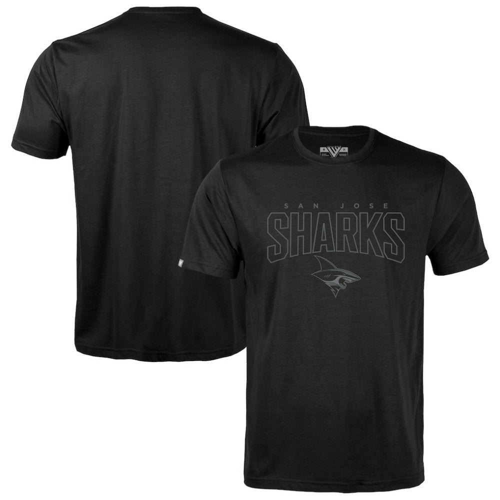 San Jose Sharks Levelwear Richmond Darkmoon T-Shirt - Black | US 202597497