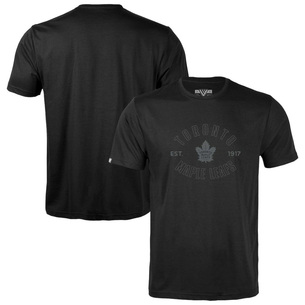 Toronto Maple Leafs Levelwear Youth Little Richmond Abyssal T-Shirt - Black | US 202597578