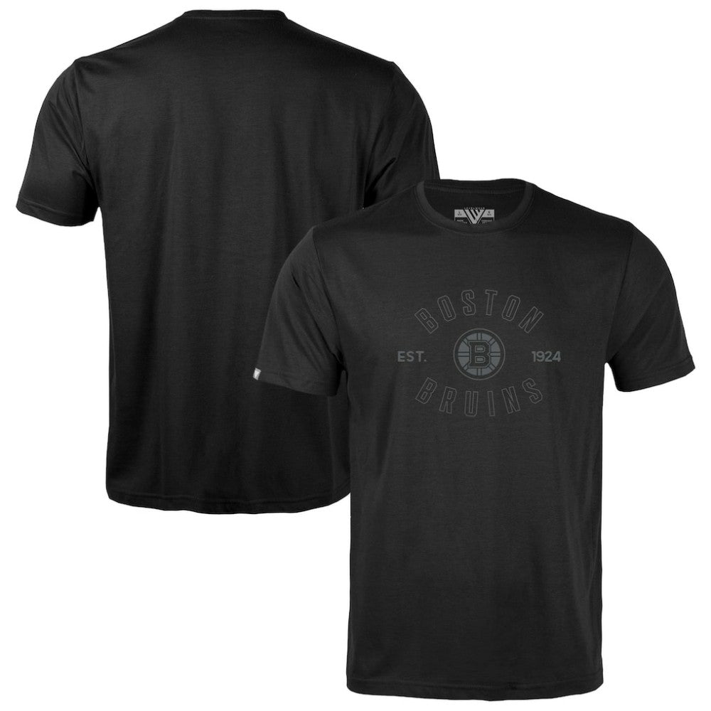 Boston Bruins Levelwear Youth Little Richmond Abyssal T-Shirt - Black | US 202597591