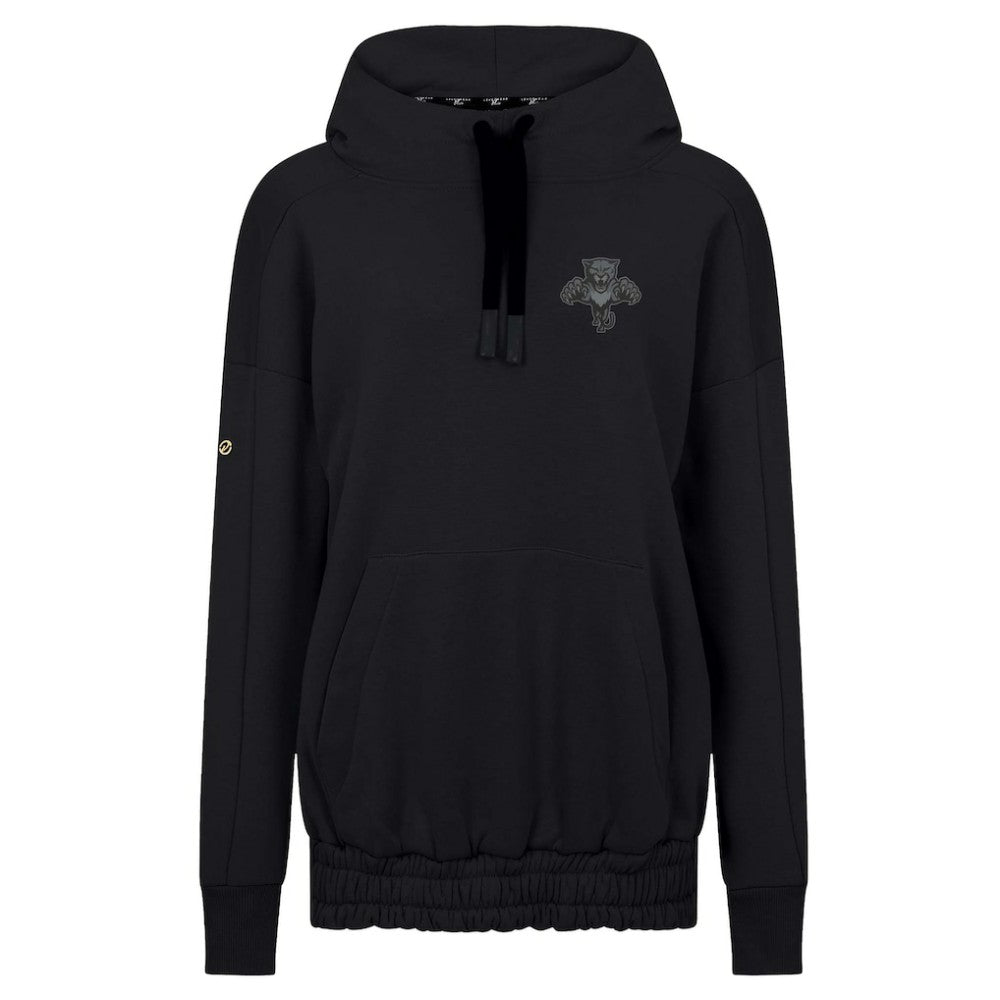 Florida Panthers Levelwear Women's Waterfall Nightfall Pullover Hoodie - Black | US 202597636