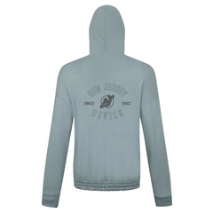 New Jersey Devils Levelwear Women's Waterfall Nightfall Pullover Hoodie - Gray | US 202597639