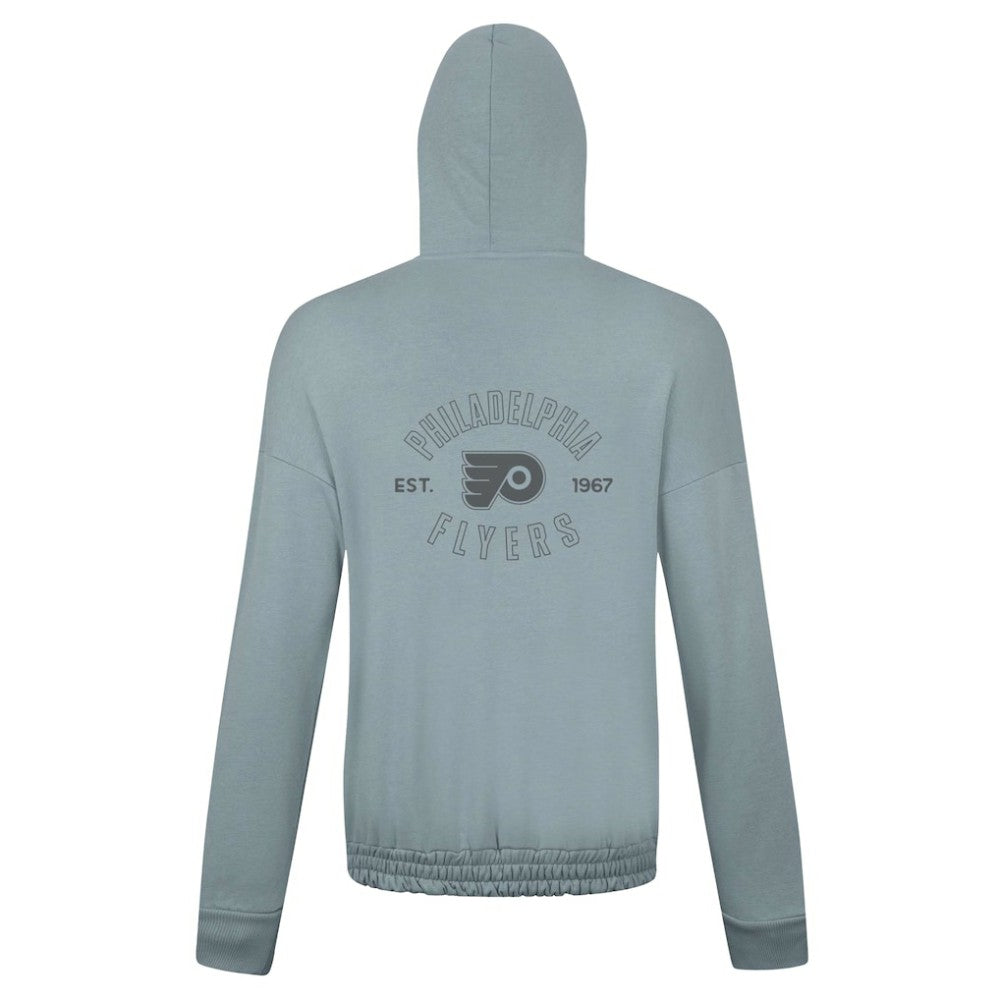 Philadelphia Flyers Levelwear Women's Waterfall Nightfall Pullover Hoodie - Gray | US 202597643