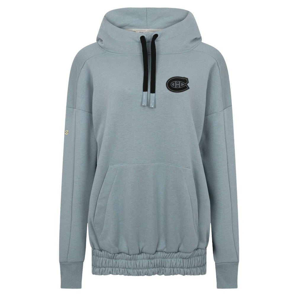 Montreal Canadiens Levelwear Women's Waterfall Nightfall Pullover Hoodie - Gray | US 202597684