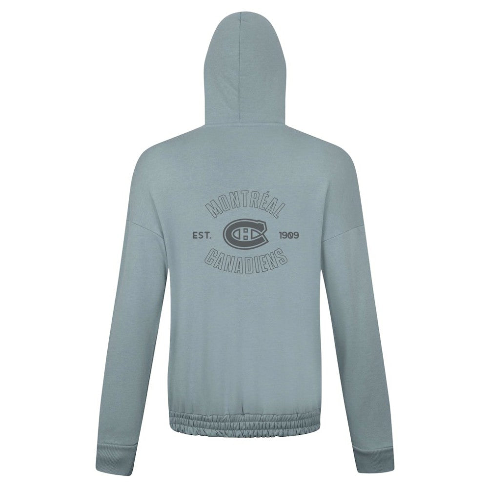 Montreal Canadiens Levelwear Women's Waterfall Nightfall Pullover Hoodie - Gray | US 202597684