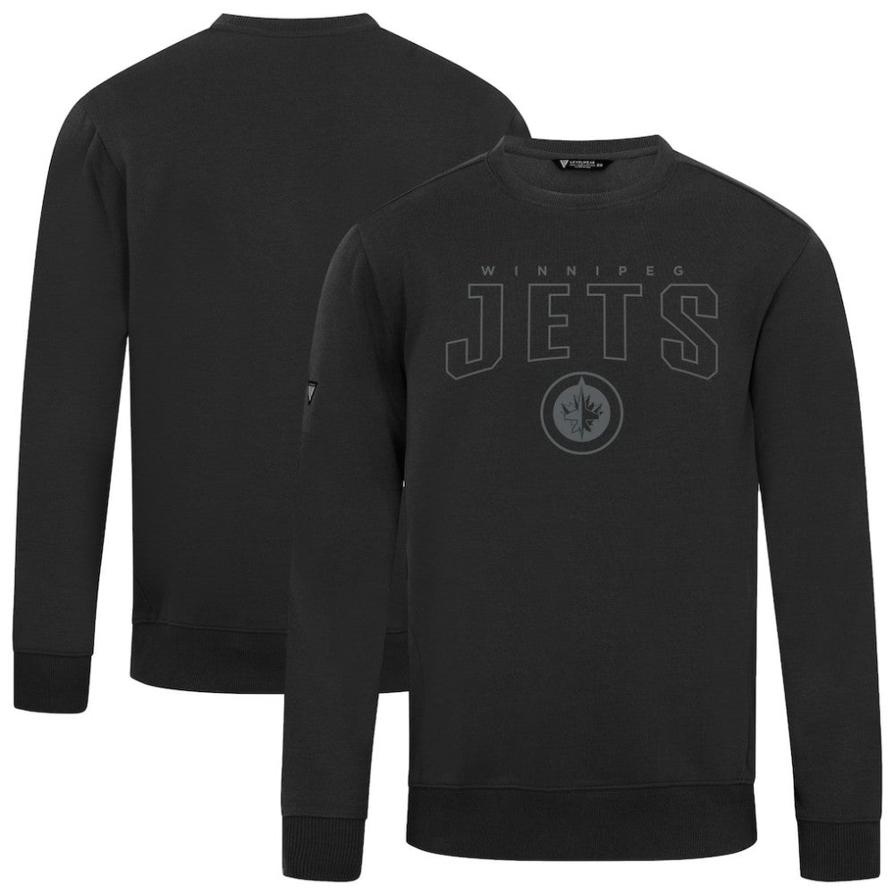 Winnipeg Jets Levelwear Zane Darkmoon Pullover Sweatshirt - Black | US 202597700