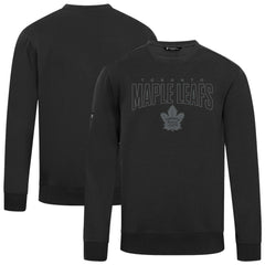 Toronto Maple Leafs Levelwear Zane Darkmoon Pullover Sweatshirt - Black | US 202597703