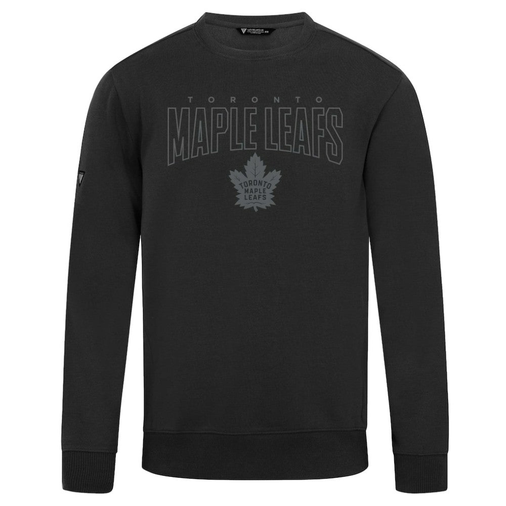 Toronto Maple Leafs Levelwear Zane Darkmoon Pullover Sweatshirt - Black | US 202597703