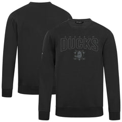 Anaheim Ducks Levelwear Zane Darkmoon Pullover Sweatshirt - Black | US 202597715
