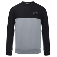 Minnesota Wild Levelwear Legacy Nightfall Pullover Sweatshirt - Black/Gray | US 202597849