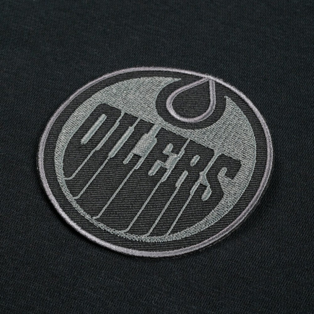 Edmonton Oilers Levelwear Legacy Nightfall Pullover Sweatshirt - Black/Gray | US 202597850