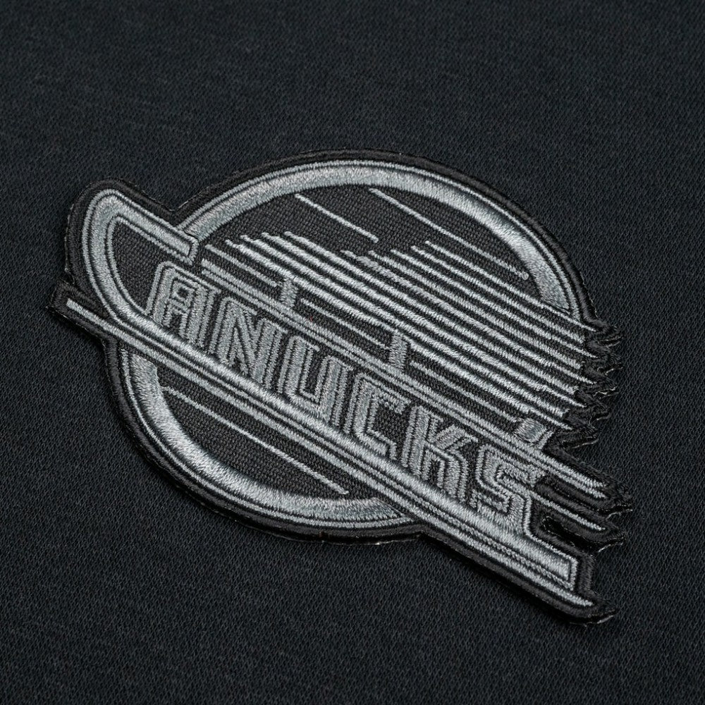 Vancouver Canucks Levelwear Legacy Nightfall Pullover Sweatshirt - Black/Gray | US 202597855