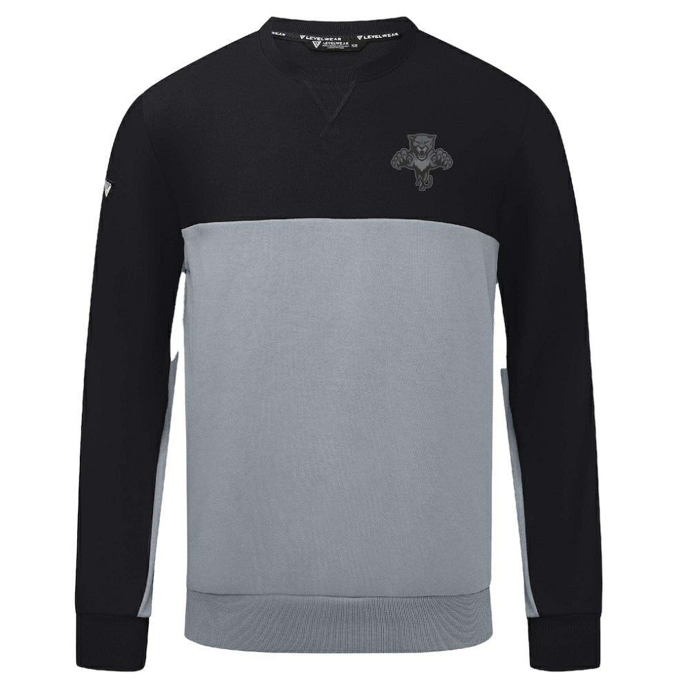 Florida Panthers Levelwear Legacy Nightfall Pullover Sweatshirt - Black/Gray | US 202597856