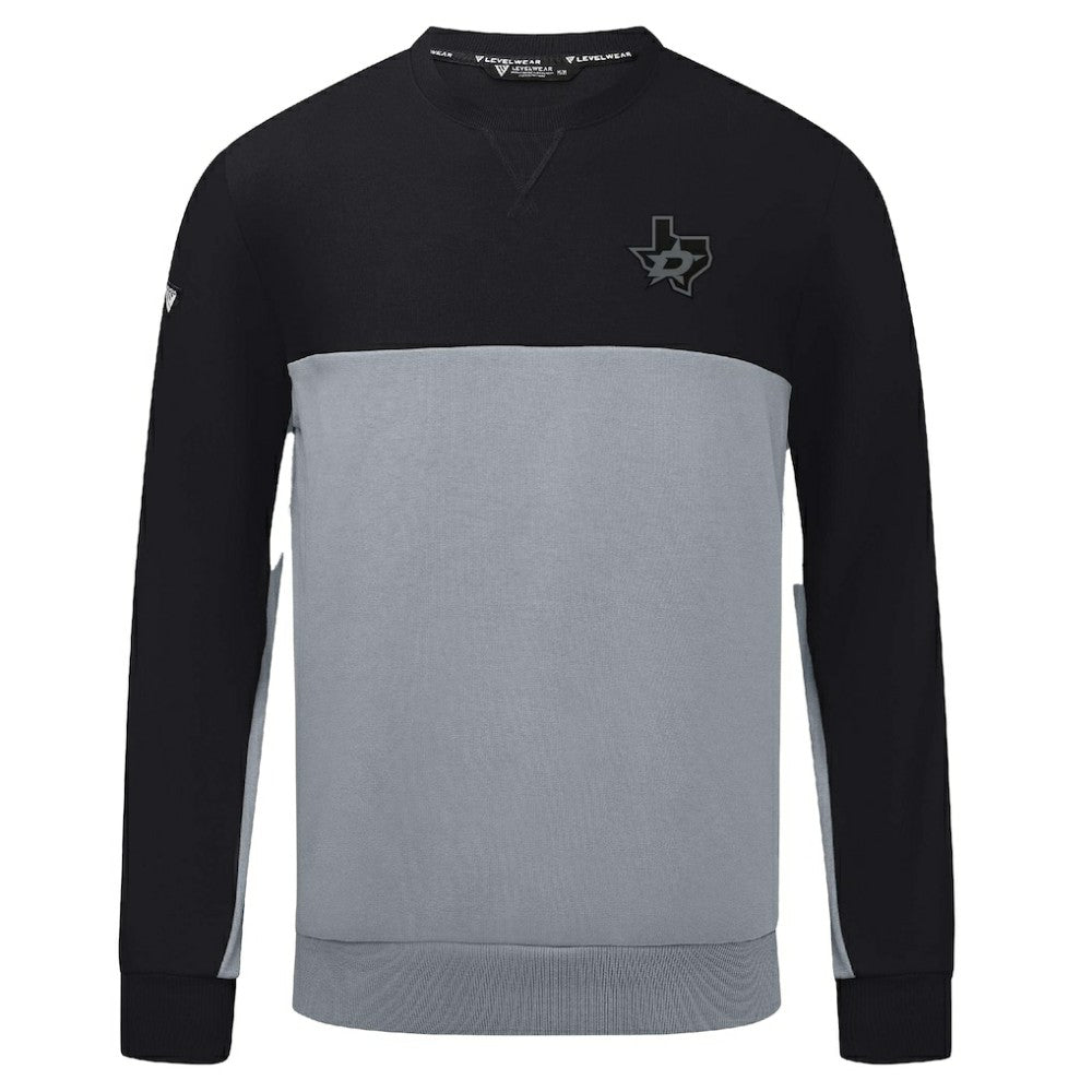 Dallas Stars Levelwear Legacy Nightfall Pullover Sweatshirt - Black/Gray | US 202597860