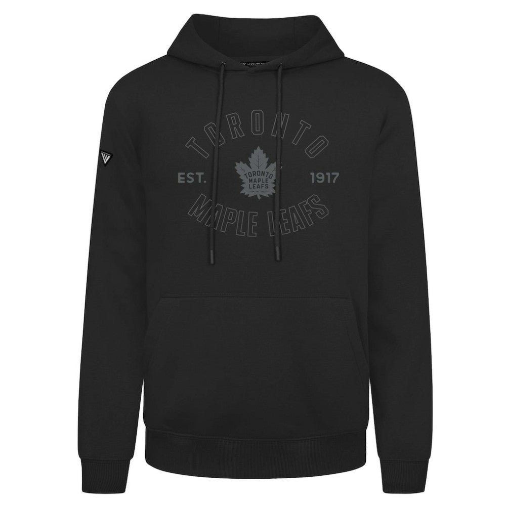 Toronto Maple Leafs Levelwear Podium Abyssal Pullover Hoodie - Black | US 202597902
