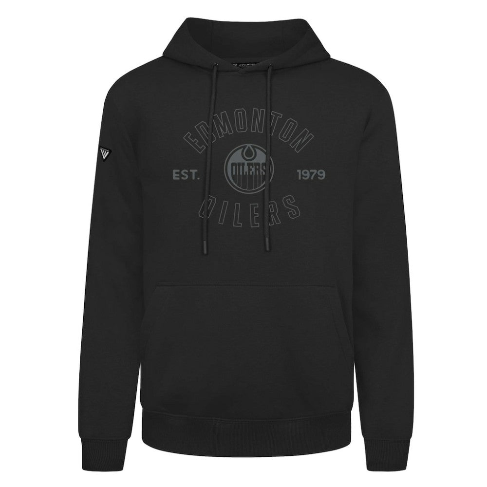 Edmonton Oilers Levelwear Podium Abyssal Pullover Hoodie - Black | US 202597906