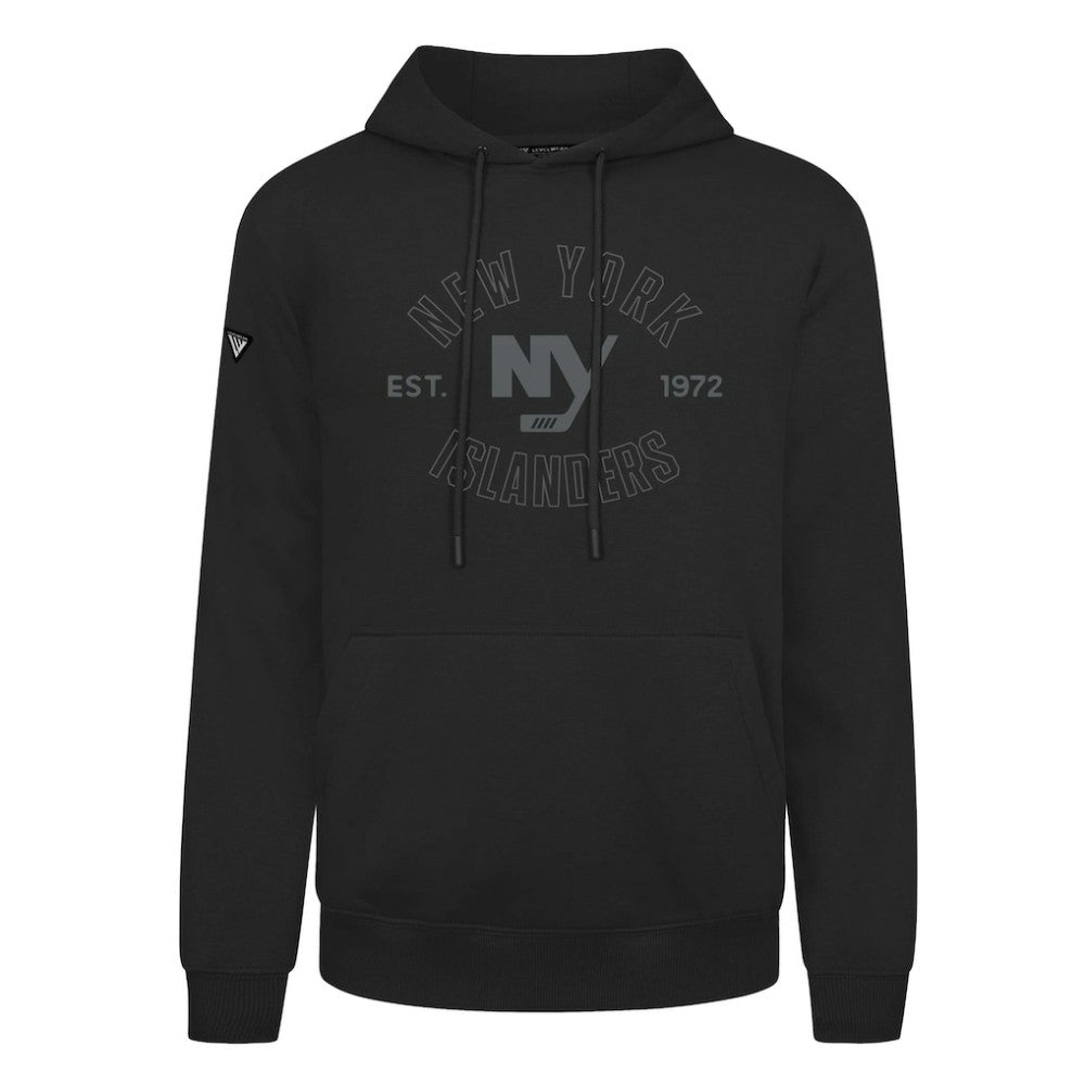 New York Islanders Levelwear Podium Abyssal Pullover Hoodie - Black | US 202597909