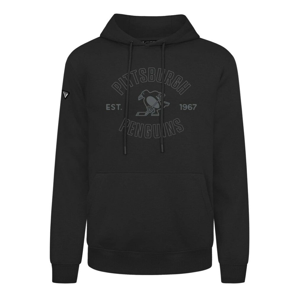 Pittsburgh Penguins Levelwear Podium Abyssal Pullover Hoodie - Black | US 202597911