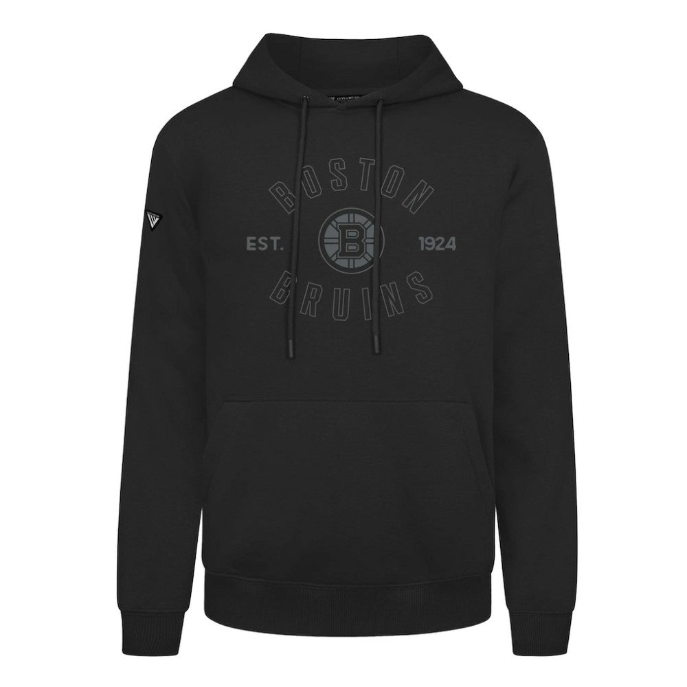 Boston Bruins Levelwear Podium Abyssal Pullover Hoodie - Black | US 202597912
