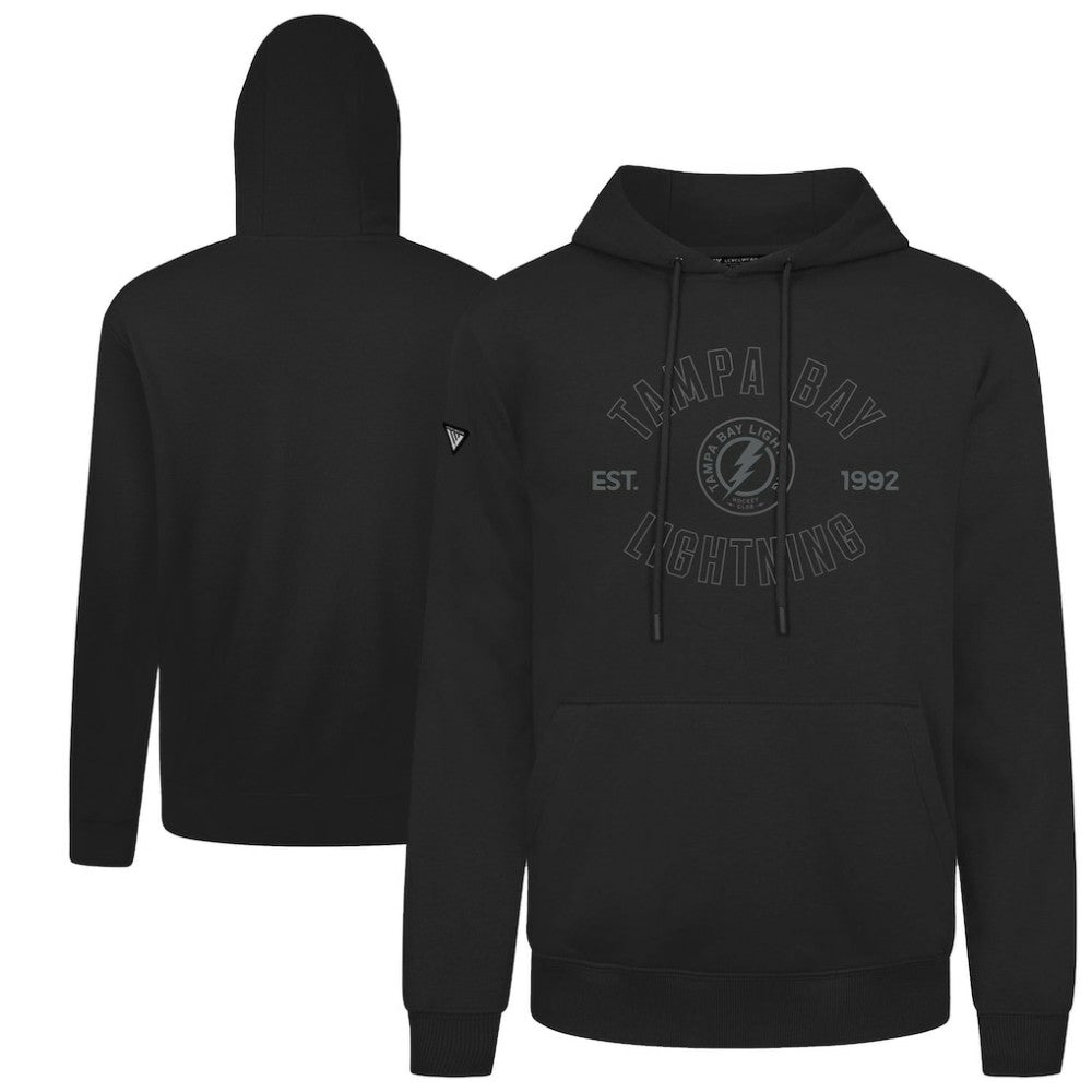 Tampa Bay Lightning Levelwear Podium Abyssal Pullover Hoodie - Black | US 202597924