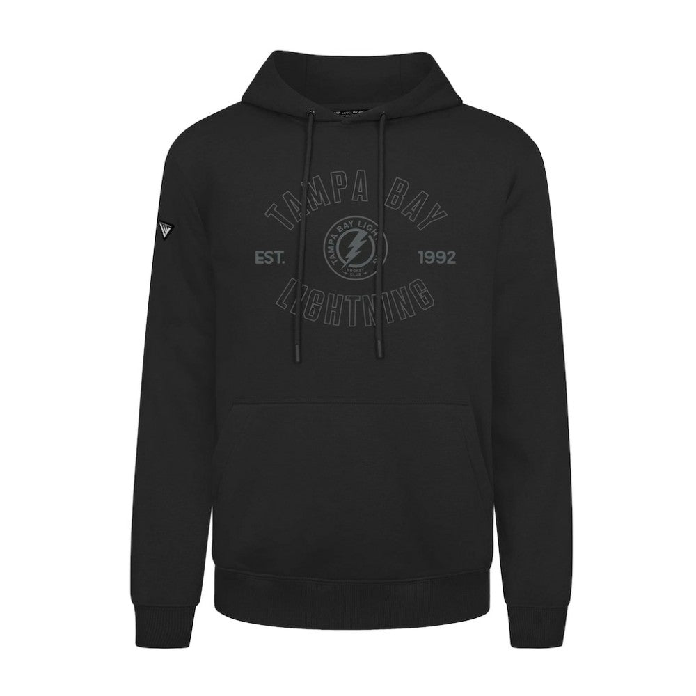 Tampa Bay Lightning Levelwear Podium Abyssal Pullover Hoodie - Black | US 202597924