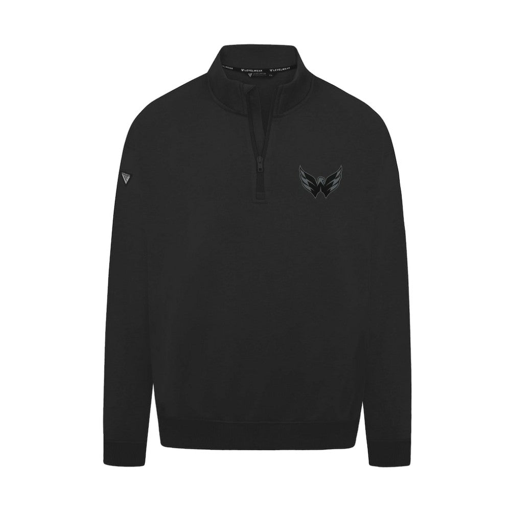 Washington Capitals Levelwear Murray Nightfall Quarter-Zip Jacket - Black | US 202597961