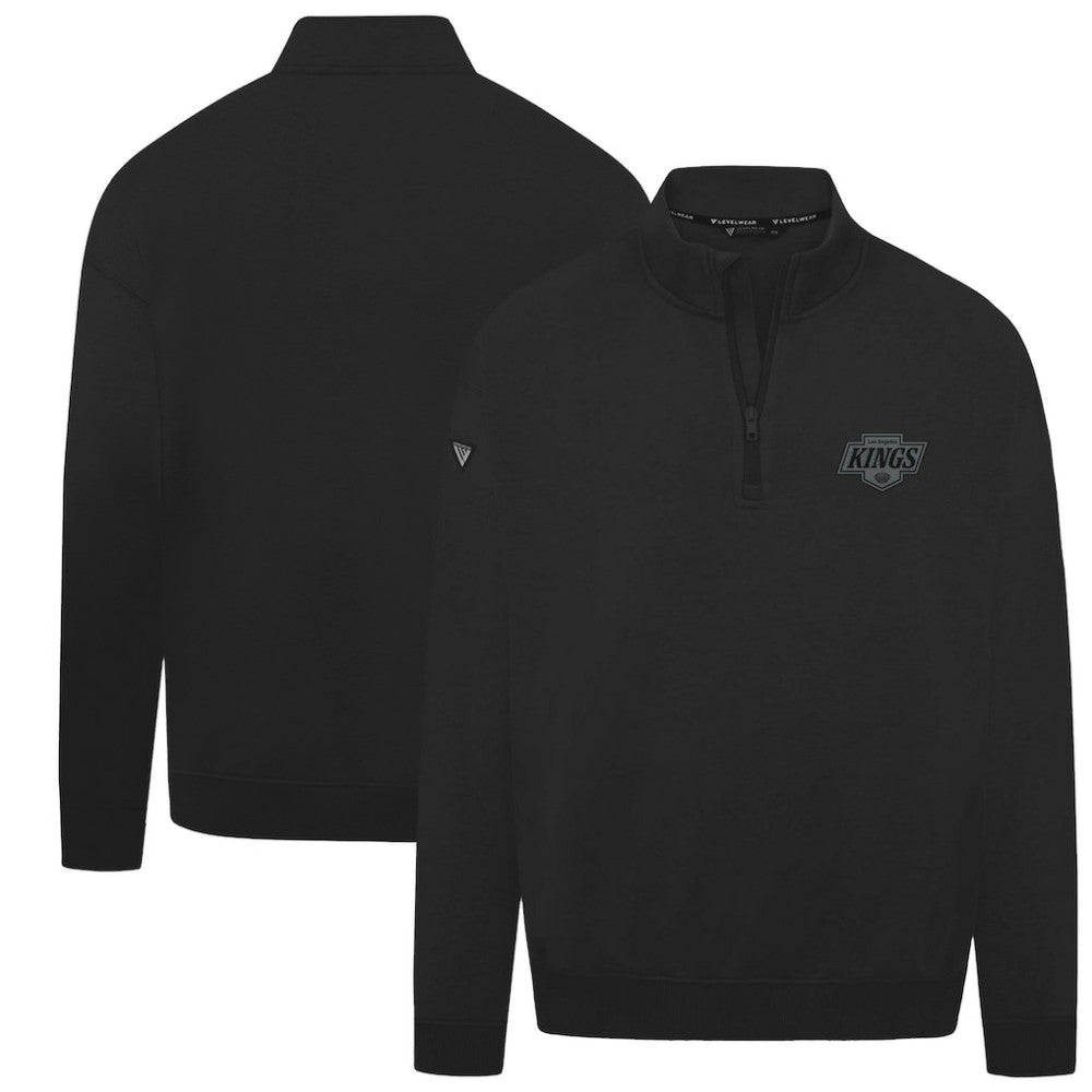 Los Angeles Kings Levelwear Murray Nightfall Quarter-Zip Jacket - Black | US 202597965