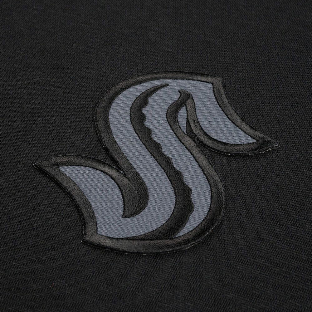 Seattle Kraken Levelwear Murray Nightfall Quarter-Zip Jacket - Black | US 202597973