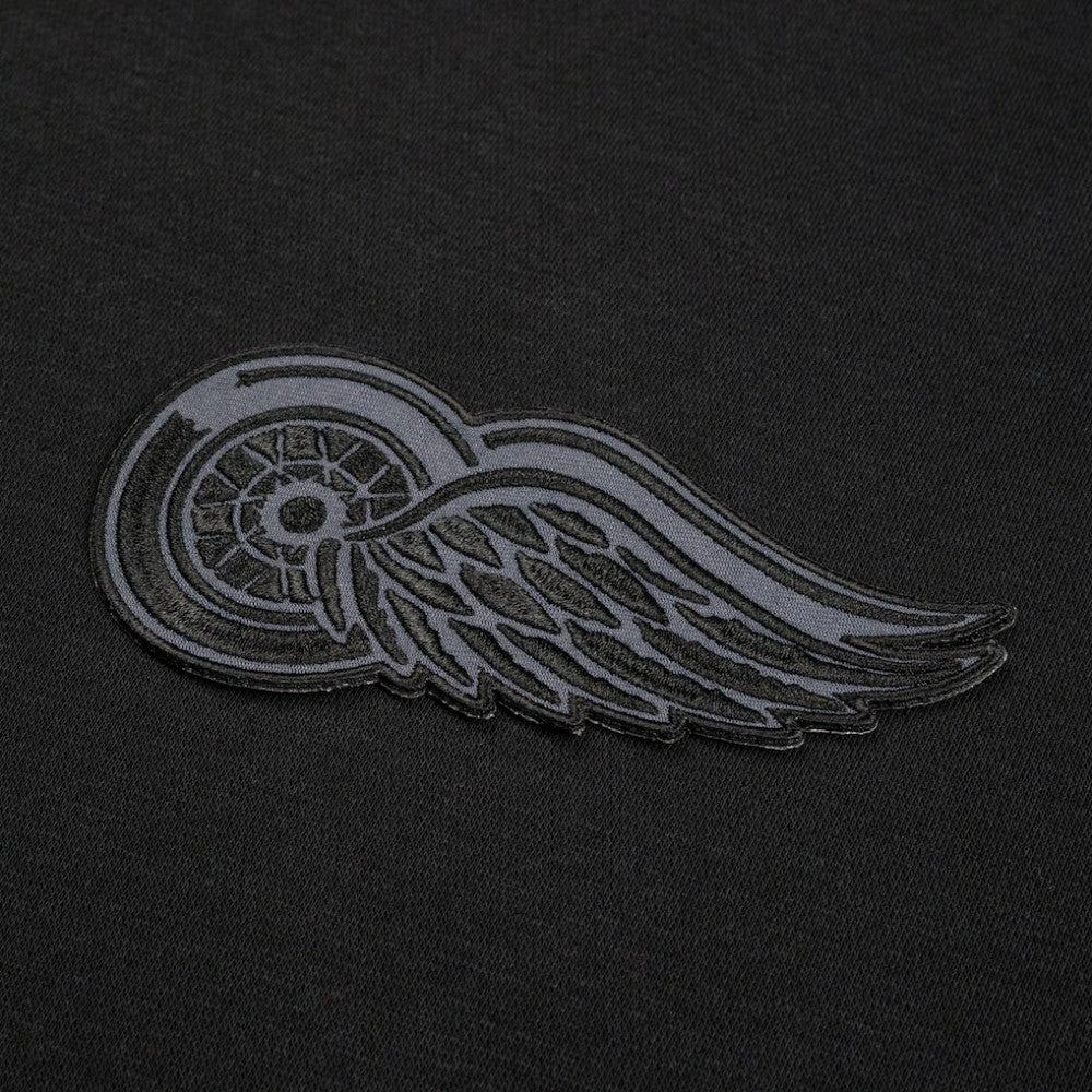 Detroit Red Wings Levelwear Murray Nightfall Quarter-Zip Jacket - Black | US 202597981