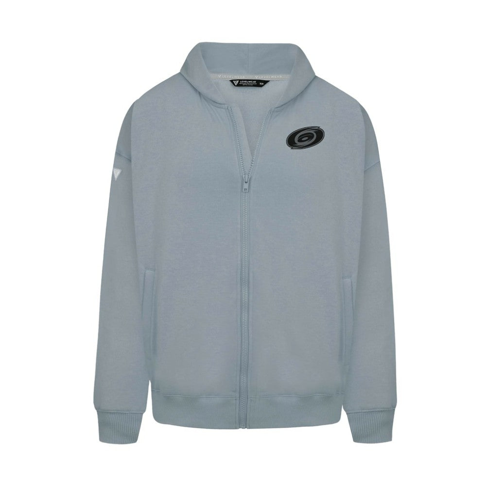 Carolina Hurricanes Levelwear Uphill Abyssal Full-Zip Hoodie - Gray | US 202598024
