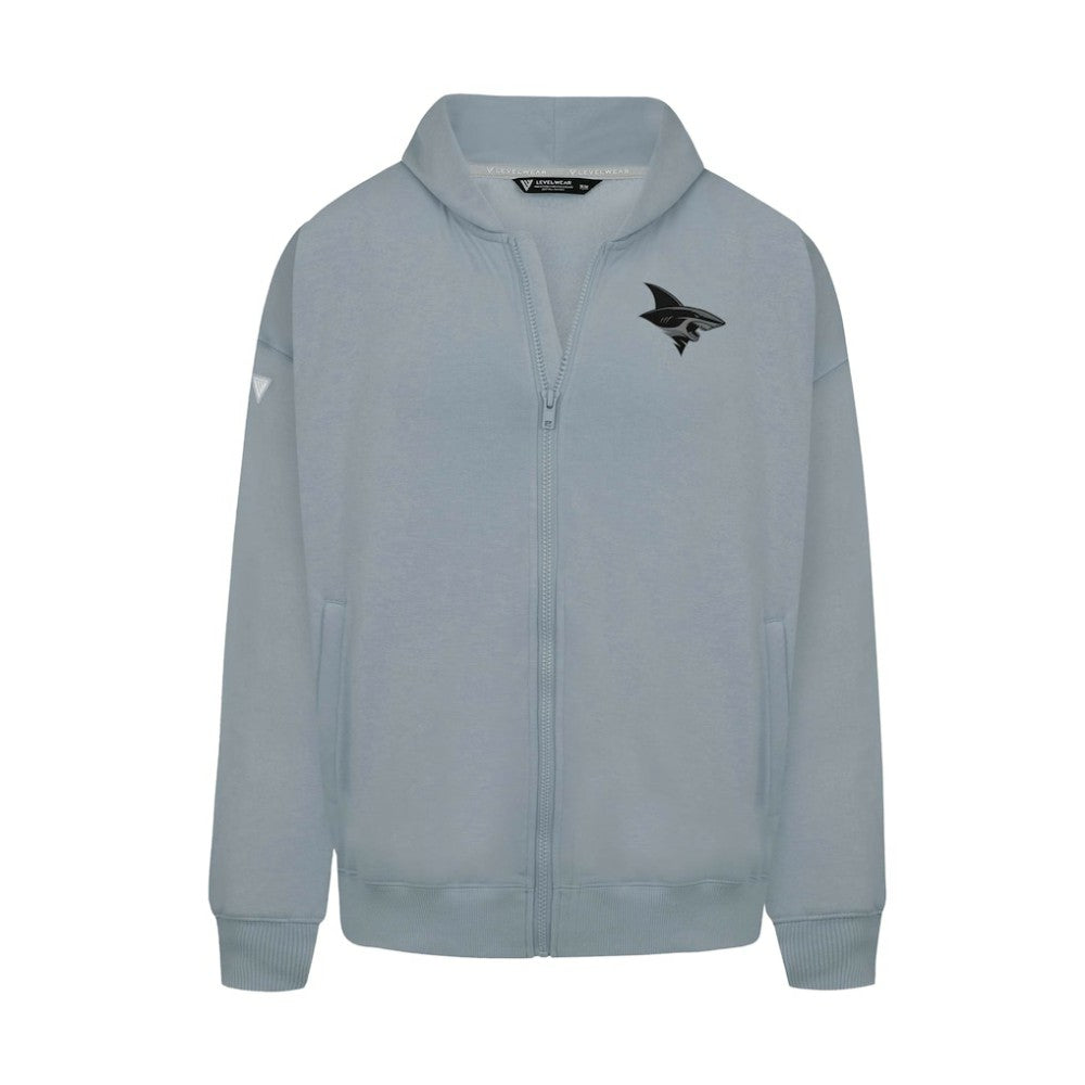 San Jose Sharks Levelwear Uphill Abyssal Full-Zip Hoodie - Gray | US 202598037
