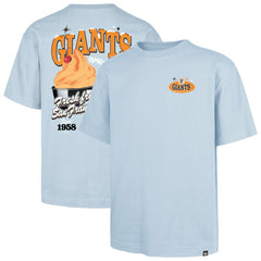 San Francisco Giants '47 Ice Cream Parlor Foundation T-Shirt - Light Blue T-shirts
