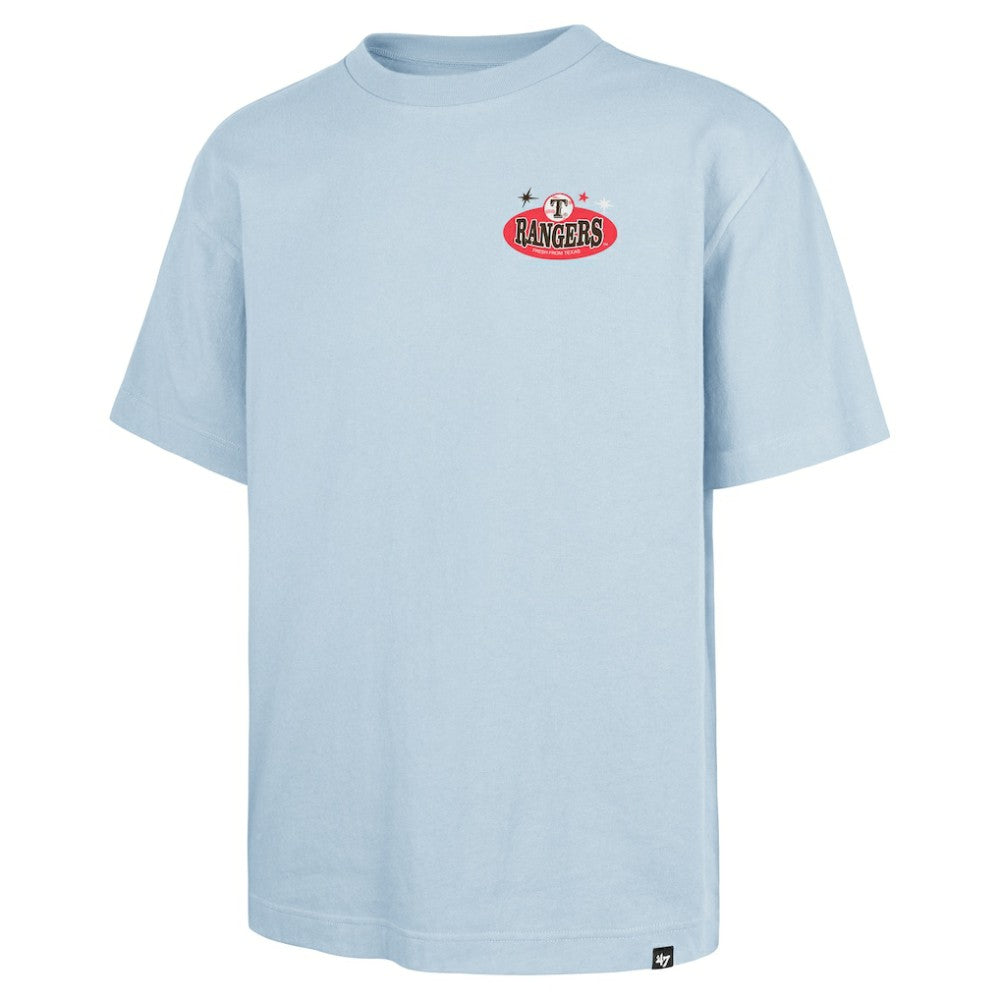 Texas Rangers '47 Ice Cream Parlor Foundation T-Shirt - Light Blue T-shirts