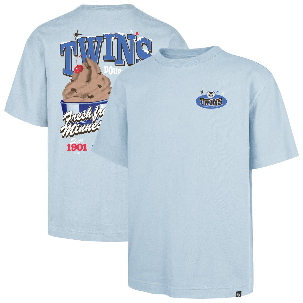 Minnesota Twins '47 Ice Cream Parlor Foundation T-Shirt - Light Blue T-shirts