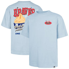 Atlanta Braves '47 Ice Cream Parlor Foundation T-Shirt - Light Blue T-shirts