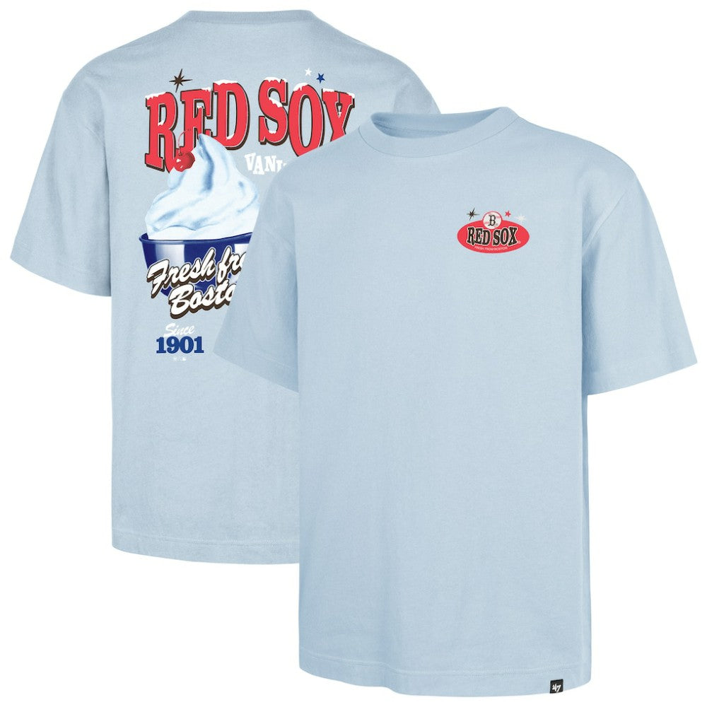 Boston Red Sox '47 Ice Cream Parlor Foundation T-Shirt - Light Blue T-shirts